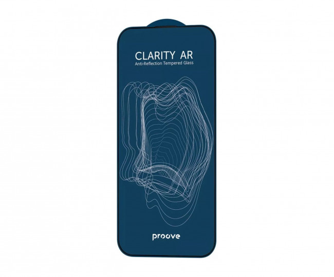 Захисне скло Proove Clarity AR iPhone 14 Pro/15/16 Black